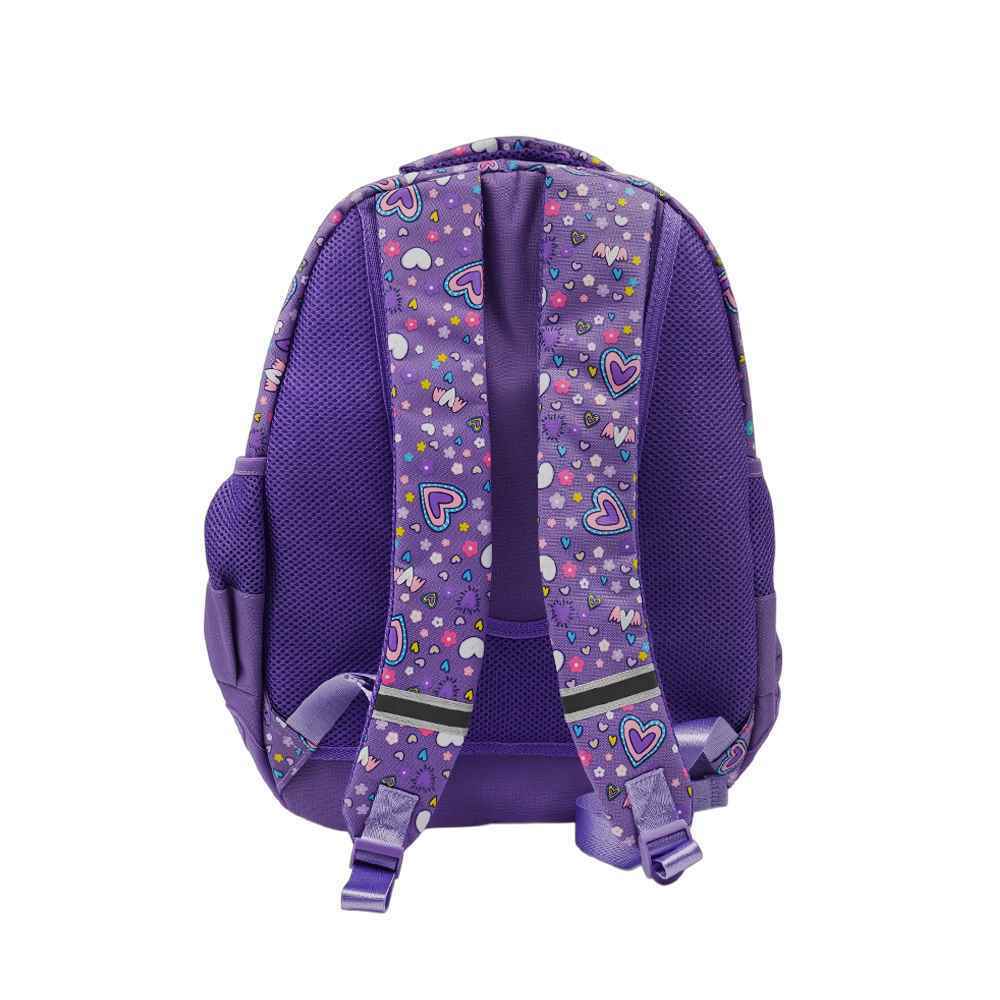 کوله پشتی سام پک Sam Pack طرح قلب یاسی کد MO0098-12